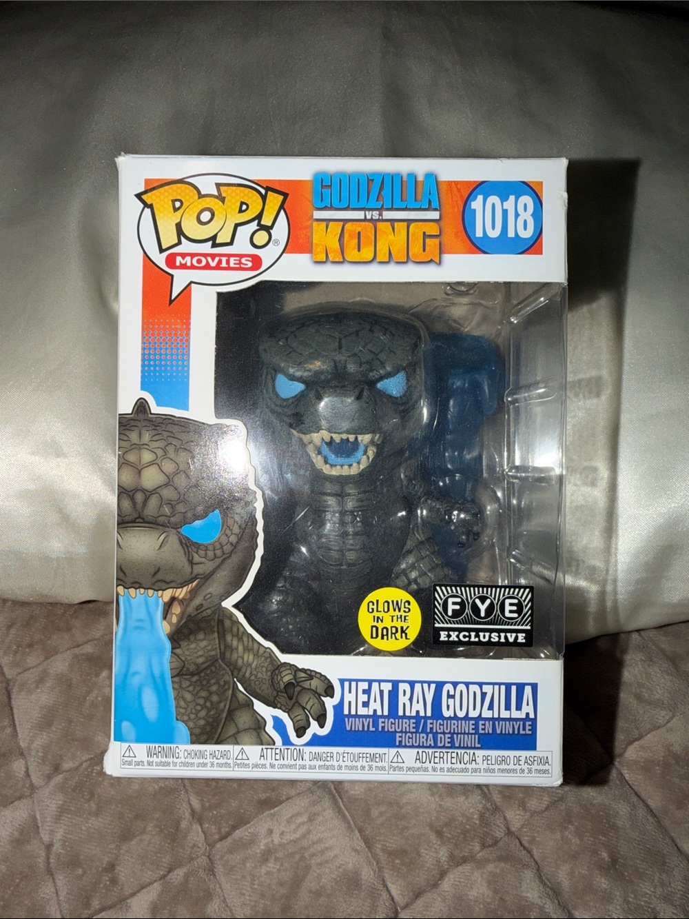Funko Heat Ray Godzilla Pop! (Black with Blue Glow) - FYE Exclusive